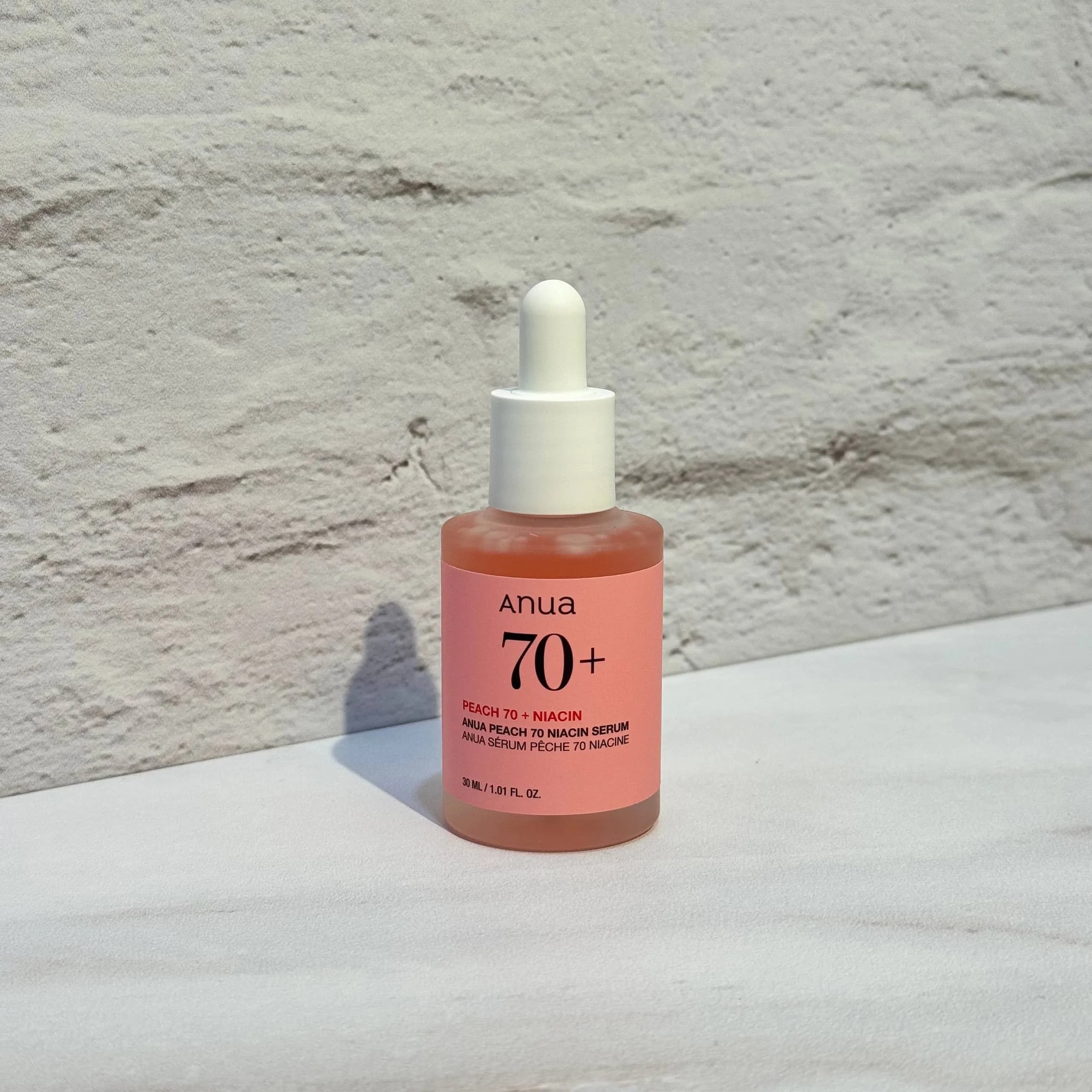 سرم روشن کننده نیاسینامید آنوا حاوی عصاره هلو 30 میل Anua Peach 70% Niacin Serum — تصویر ۸