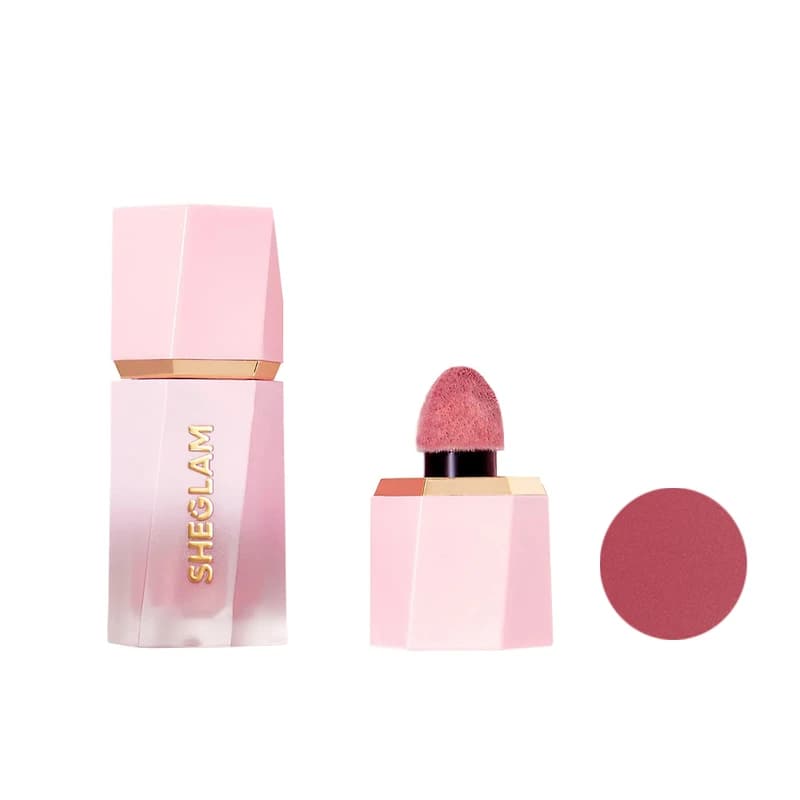 رژگونه مایع شیگلم مدل Rose Ritual با شماره رنگ 62، بافت کرمی، پیگمنت بالا، ماندگاری طولانی، ضد لک و حاوی ویتامین C — تصویر ۳