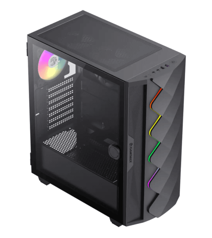 کیس گیم مکس مدل Gamemax Diamond CP Black — تصویر ۳