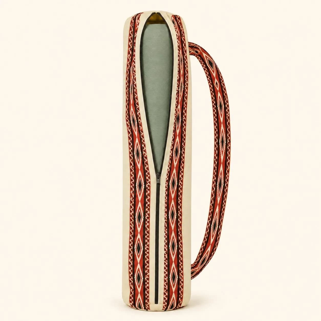 کیف مت یوگا مخمل طرح خشتی کد 1281 — تصویر ۳