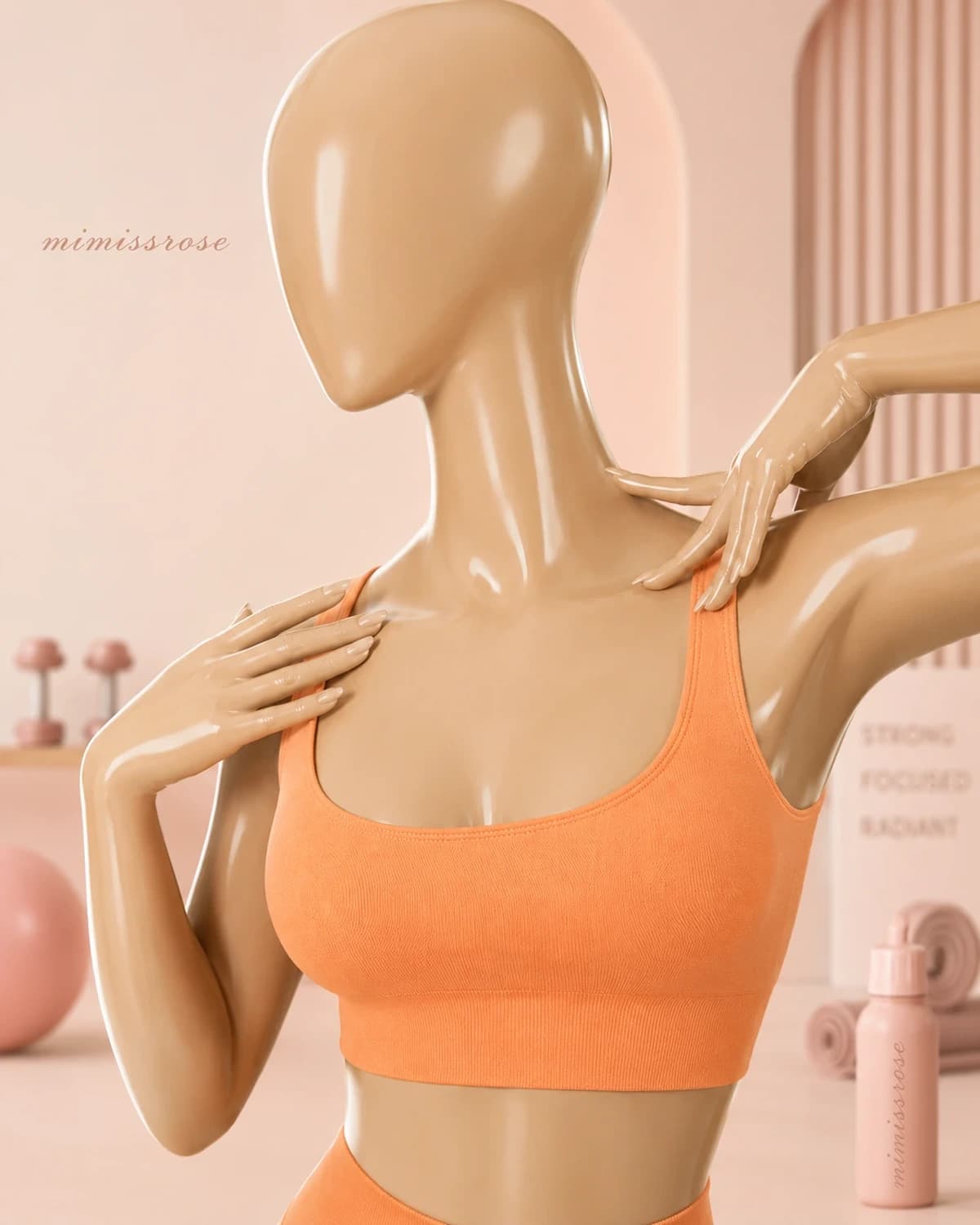 نیم تنه ورزشی زنانه Wosster Cotton مدل ساده