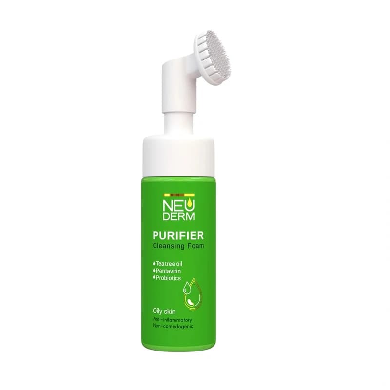 فوم شست‌وشوی صورت نئودرم مدل PURIFIRE (Teatree)مناسب برای پوست چرب و مختلط حجم 150 میلی‌لیتر — تصویر ۳