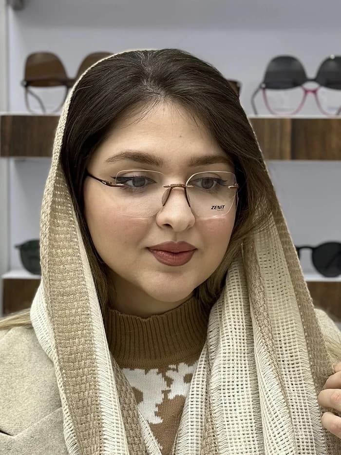 عینک طبی زنانه زنیت کد ZE-1821 — تصویر ۱۰