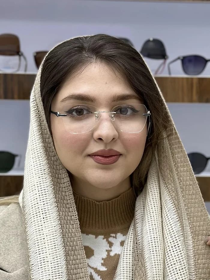 عینک طبی زنانه زنیت کد ZE-1401 — تصویر ۹