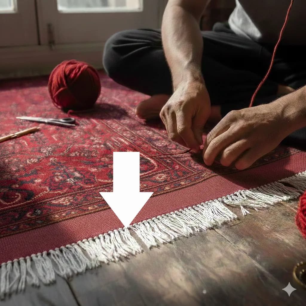 محافظ ریشه فرش رنگ قرمز — تصویر ۲