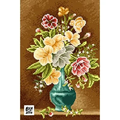 نخ ونقشه گلدان زمردین،8839 — تصویر ۲