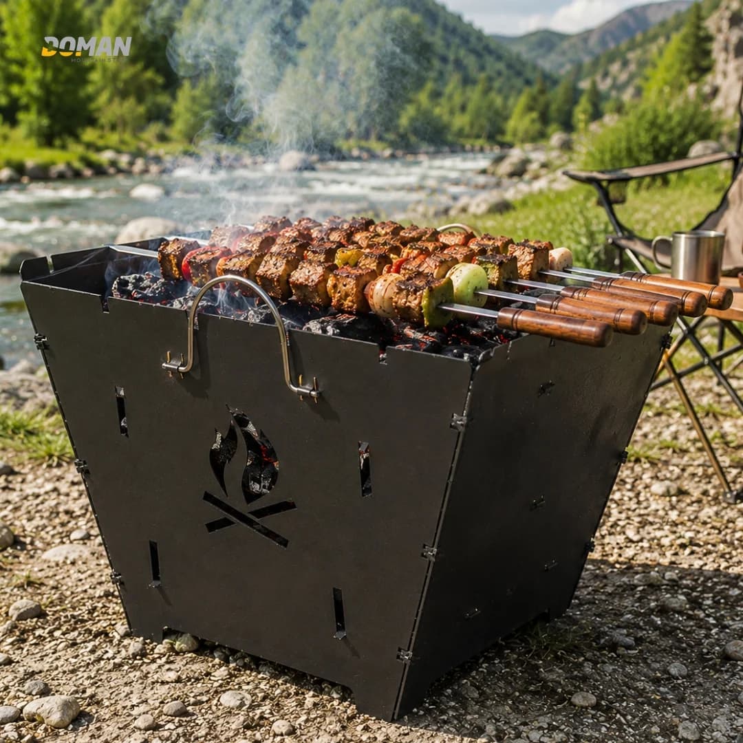 آتشدان کمپینگ آکاردئونی چهار وجهی — تصویر ۱۰