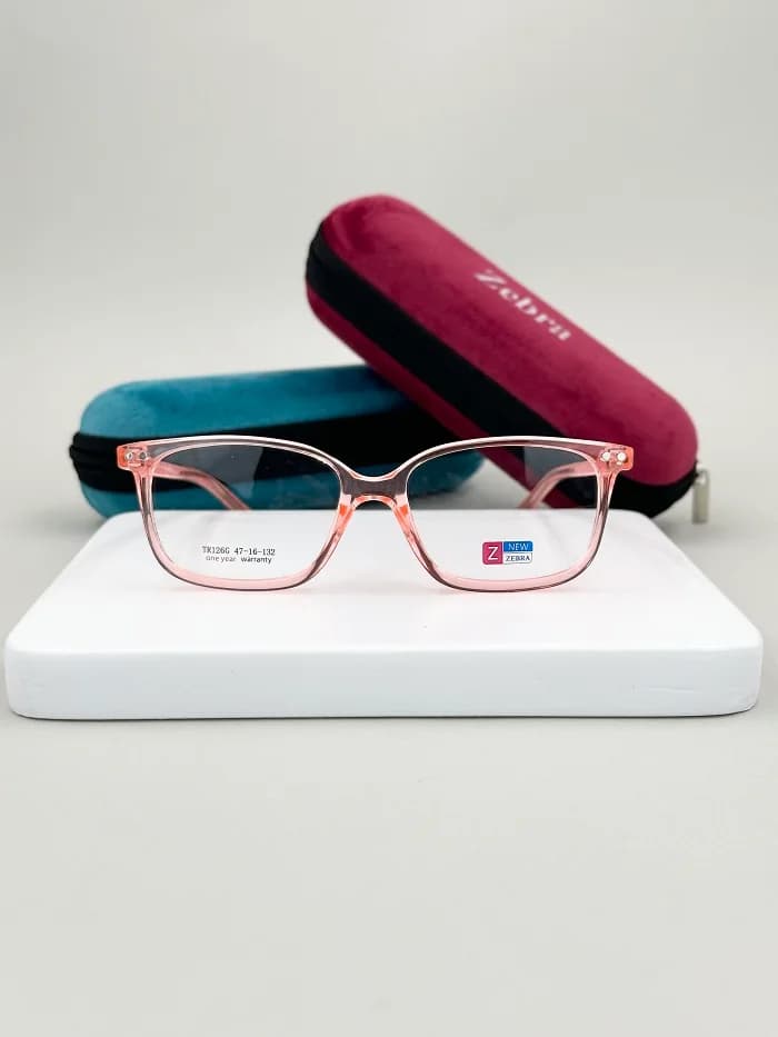 عینک طبی بچگانه زبرا کد TR 126G — تصویر ۲