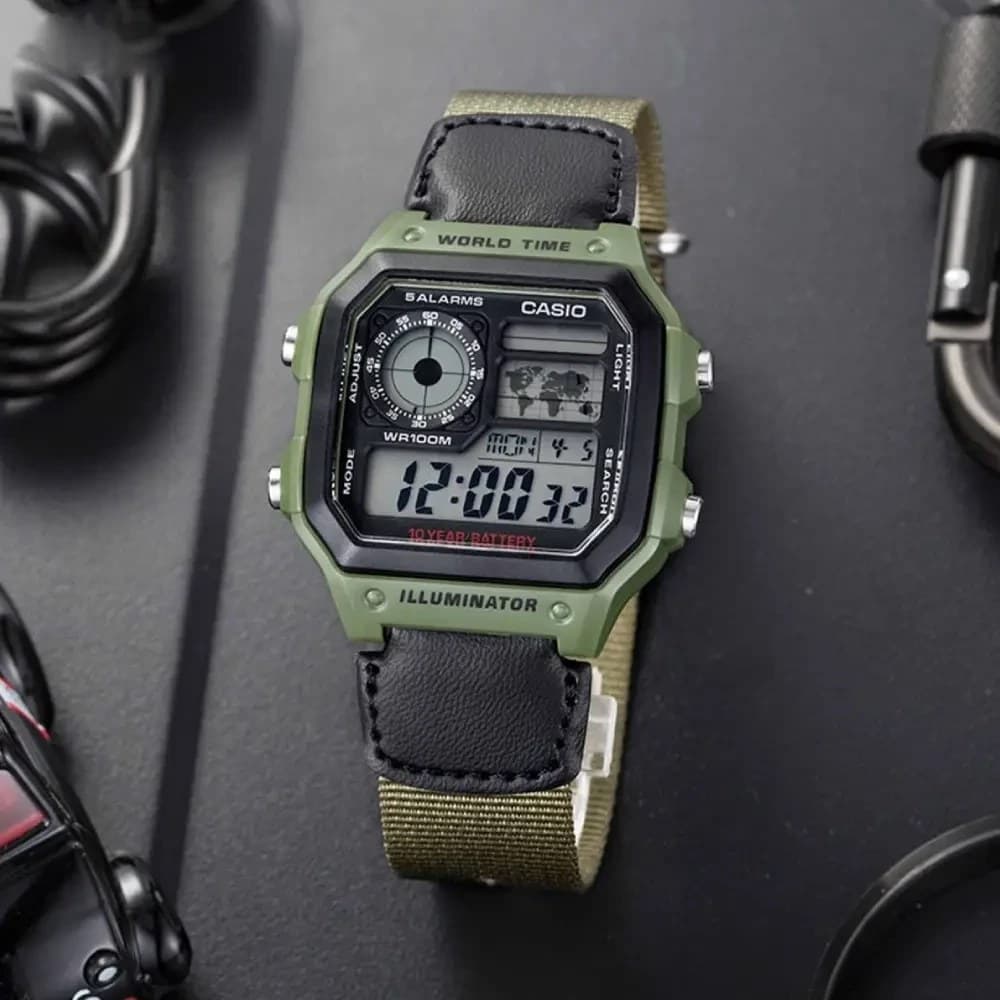 ساعت مردانه کاسیو مدل AE-1200WHB-3BVDF — تصویر ۵
