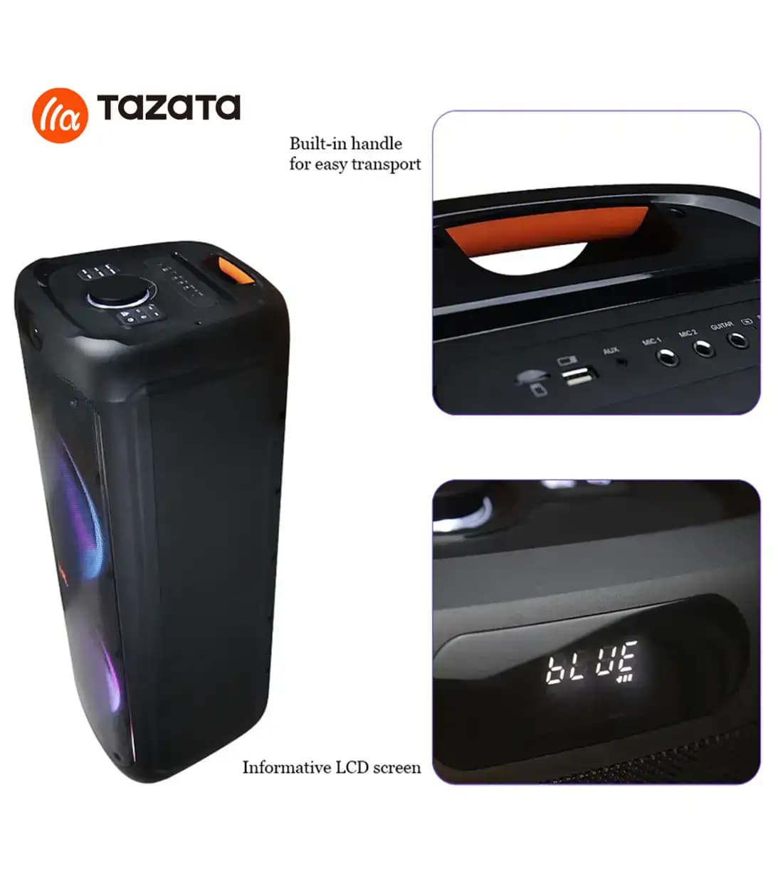 اسپیکر قابل حمل تازاتا PARTY FS-L2212 — تصویر ۶