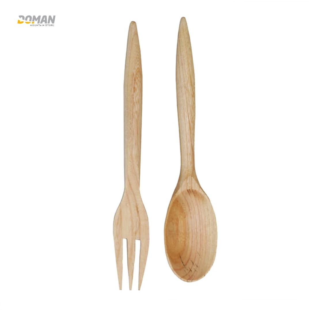 قاشق چنگال چوبی نیچر پروکوک PROCOOK