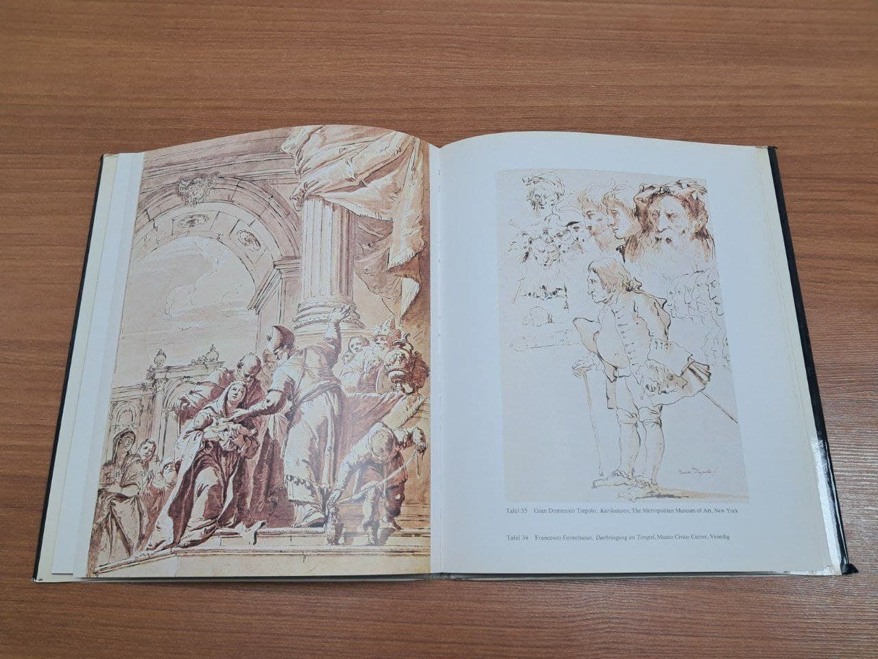 کتاب Schulers Kunstkabinett Meisterzeichnungen der Venezianischen Schule (دست دوم) — تصویر ۴