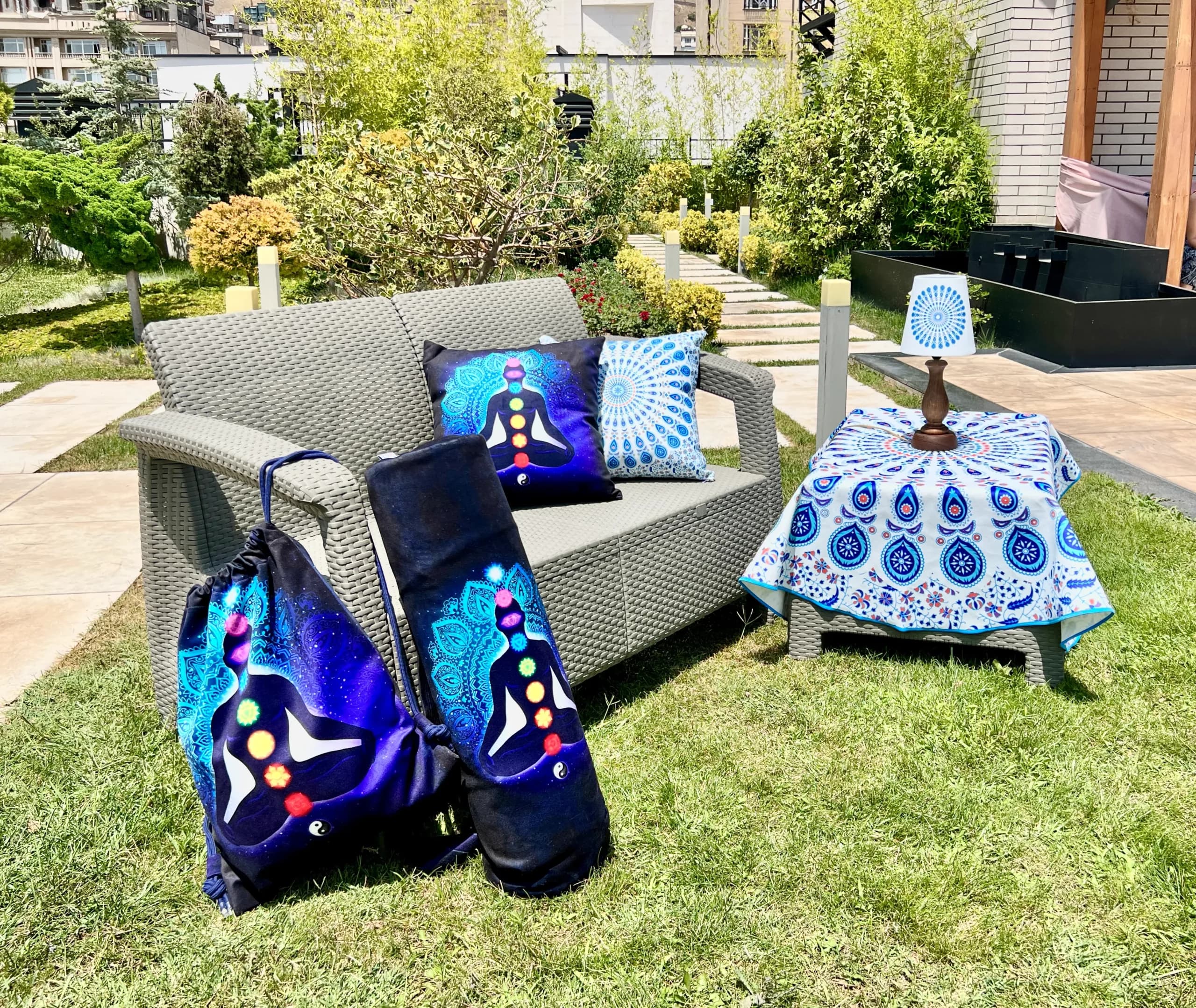 شوزبگ یوگا با جنس مخمل مرغوب | طرح یوگینی کد ۷۰۷۵ — تصویر ۳