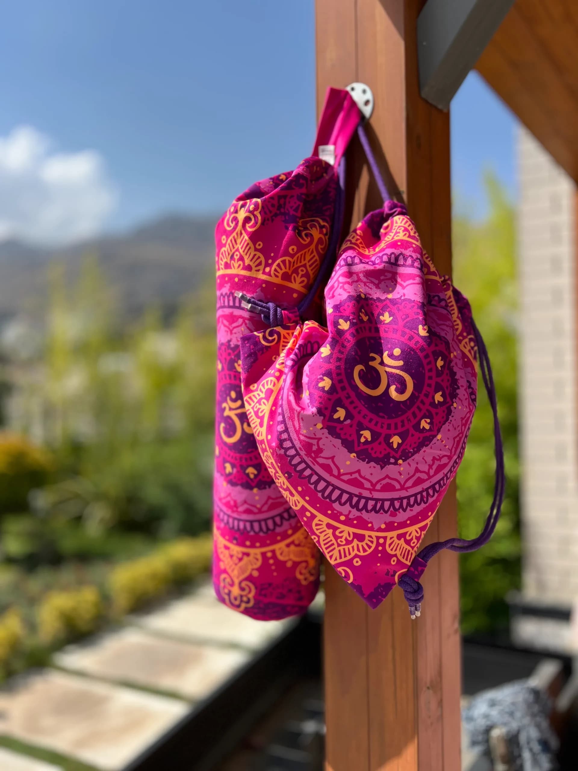 شوزبگ یوگا با جنس مخمل مرغوب | طرح ماندالا کد ۷۰۷۴ — تصویر ۵