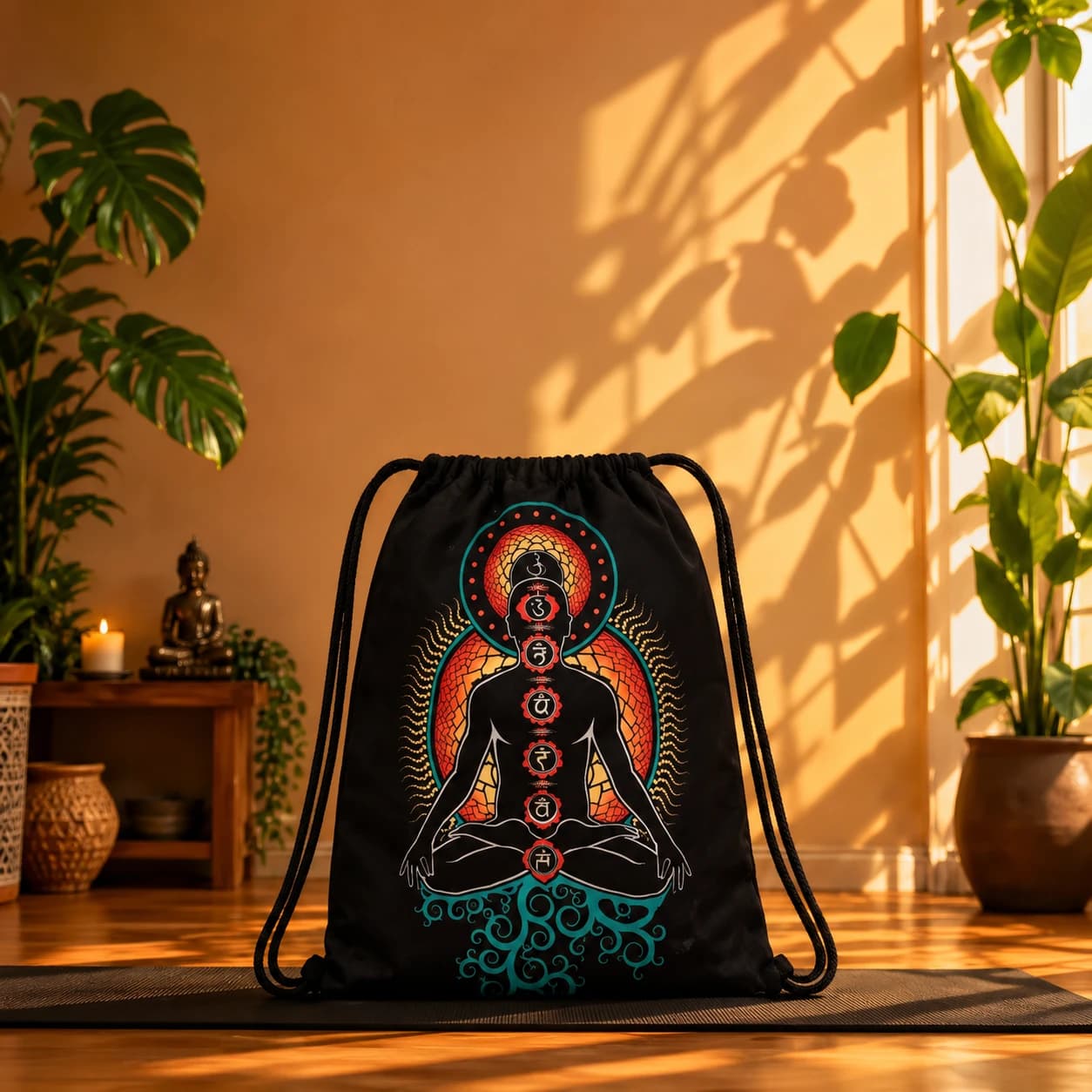 کوله یوگا مخمل طرح یوگی کد 7073