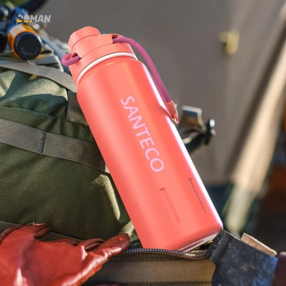قمقمه کوهنوردی گرم و سرد سانتکو مدل کتو اسپرتس باتل 710ml کد SK710ML دو درب — تصویر ۱۲