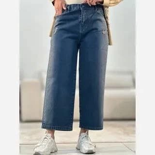 شلوار جین فول واید لگ زنانه