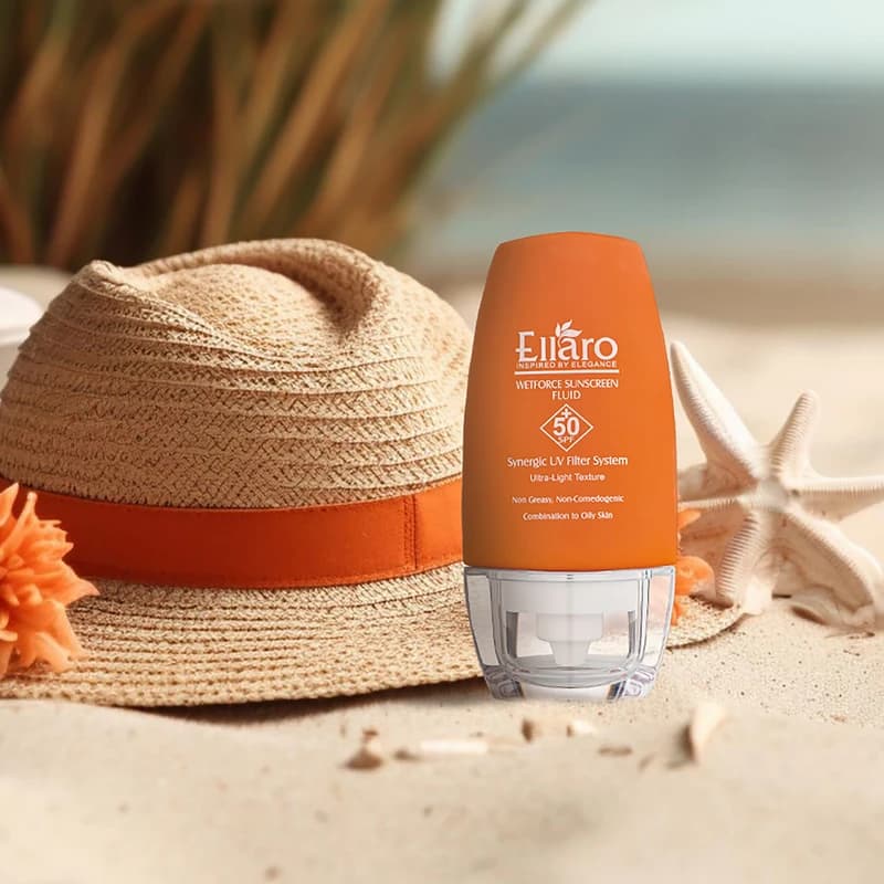 فلوئید ضدآفتاب صورت و بدن وت فورس الارو مدل Ultra Light حجم 50ml SPF 50 — تصویر ۷