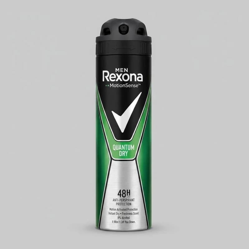 اسپری ضدتعریق مردانه رکسونا مدل Quantum Dry حجم 200 میلیلیتر