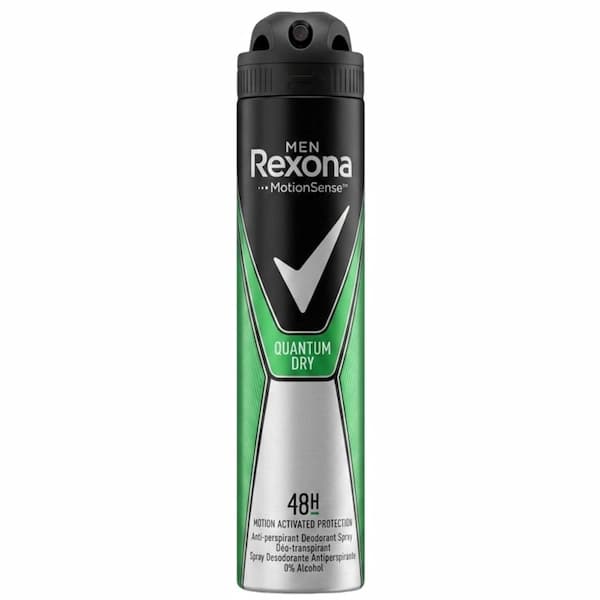 اسپری ضدتعریق مردانه رکسونا مدل Quantum Dry حجم 200 میلیلیتر — تصویر ۲