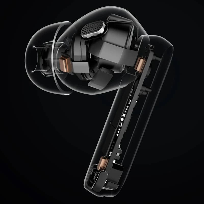 هدفون بلوتوثی هایلو مدل W1 ANC دو گوشی، با رابط USB Type-C، مناسب برای کاربری عمومی — تصویر ۳