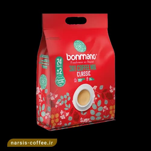 خریدو قیمت کافی میکس 1*3 کلاسیک بن مانو + بسته 24 عددی | نمایندگی ویژه بن مانو | تاریخ تولید جدید 1404/10 — تصویر ۲