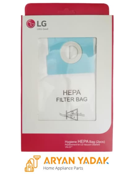 پاکت جاروبرقی ال جی LG فابریک اورجینال نانو بسته 2 عددی — تصویر ۲