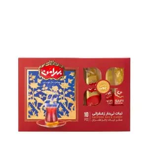 نبات زعفرانی چوبی سلفونی 10 عددی بهرامن
