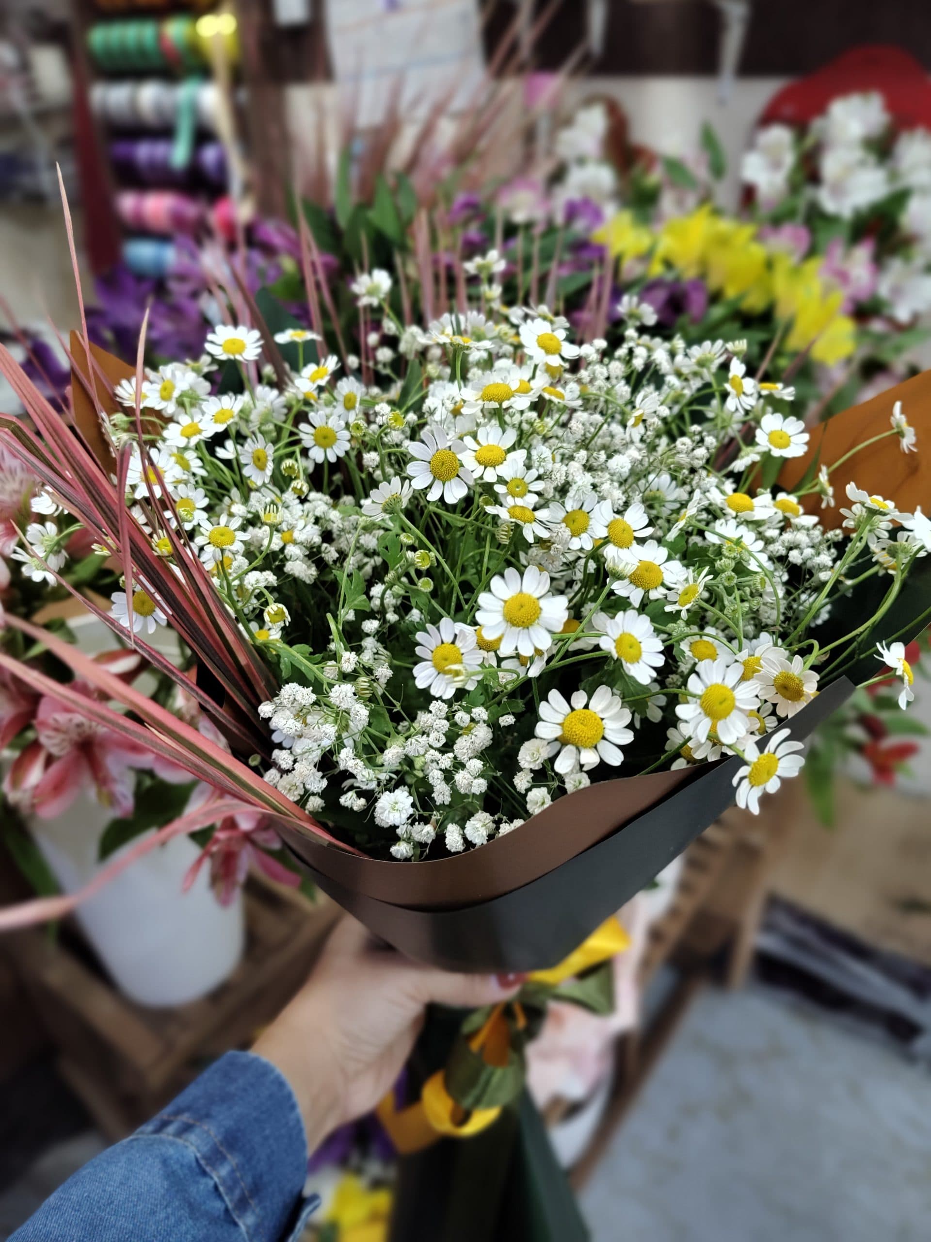 دسته گل بابونه جدید – اصفهان — تصویر ۸