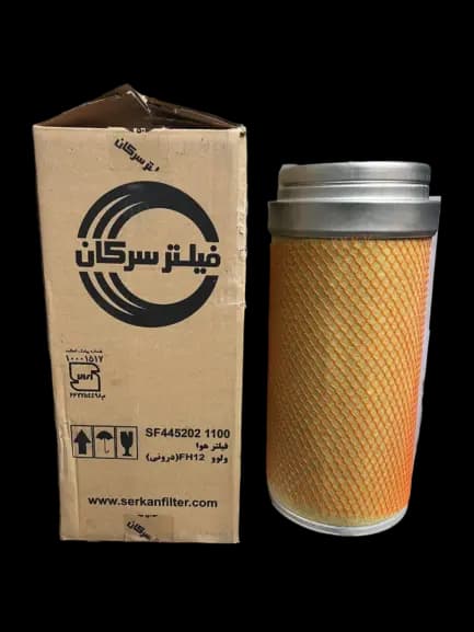 فیلتر هوا کامیون ولوو FH12 درونی سرکان کد 1100 — تصویر ۲