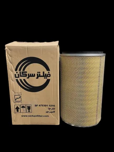 فیلتر هوا کامیون سینوتراک هوو بیرونی سرکان کد 1216 — تصویر ۲
