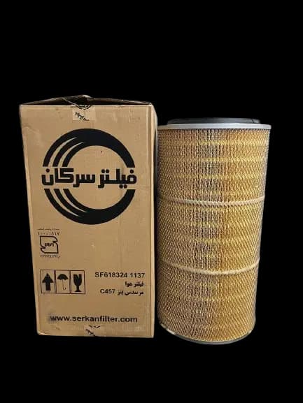 فیلتر هوا اتوبوس مرسدس بنز 457 بیرونی سرکان کد 1137