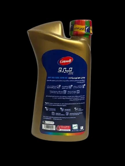 روغن موتور Gyro 3X 20w50 SG کاسپین حجم 1 لیتر — تصویر ۲