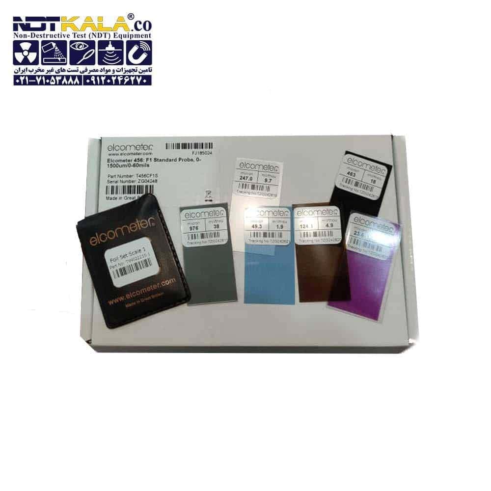 فویل کالیبراسیون دستگاه ضخامت سنج الکومتر 456 ELCOMETER — تصویر ۵