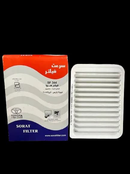 فیلتر هوا تویوتا یاریس سرعت فیلتر کد SF344