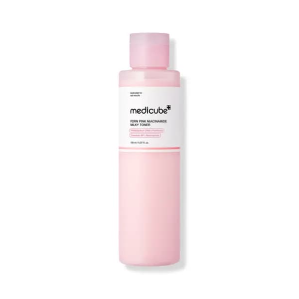 تونر شیری PDRN و نیاسینامید صورتی مدیکوب Medicube PDRN Pink Niacinamide Milky Toner