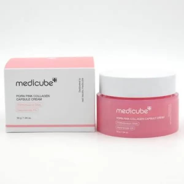 کرم کپسولی PDRN و کلاژن صورتی مدیکوب Medicube PDRN Pink Collagen Capsule Cream — تصویر ۱۰