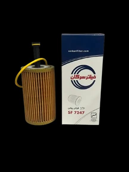 فیلتر روغن 206 بلند قدیم سرکان کد 7247