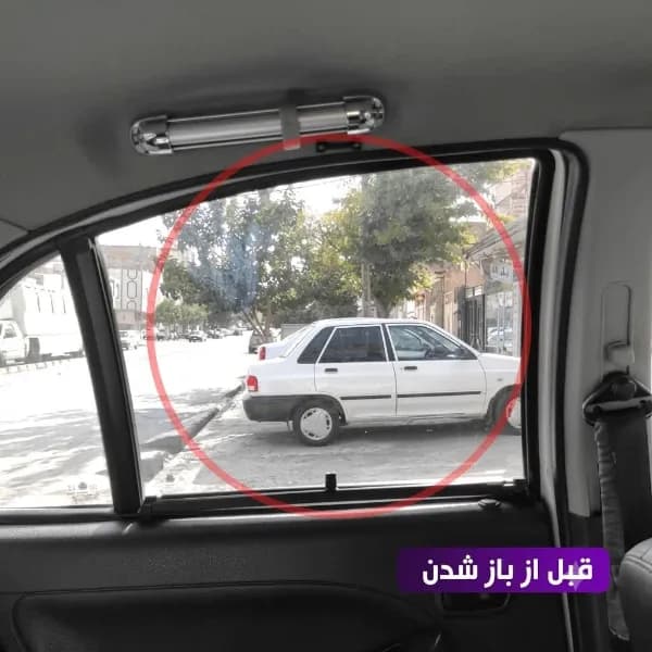 پرده کرکره ای شیشه کنار — تصویر ۳