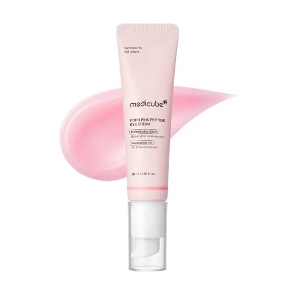 کرم دور چشم PDRN و پپتید صورتی مدیکوب Medicube PDRN Pink Peptide Eye Cream