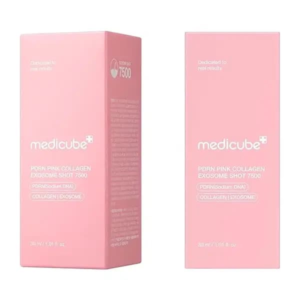 سرم صورت سفت کننده PDRN و کلاژن اگزوزوم شات 7500 مدیکوب Medicube PDRN Pink Collagen Exosome Shot 7500 — تصویر ۱۰