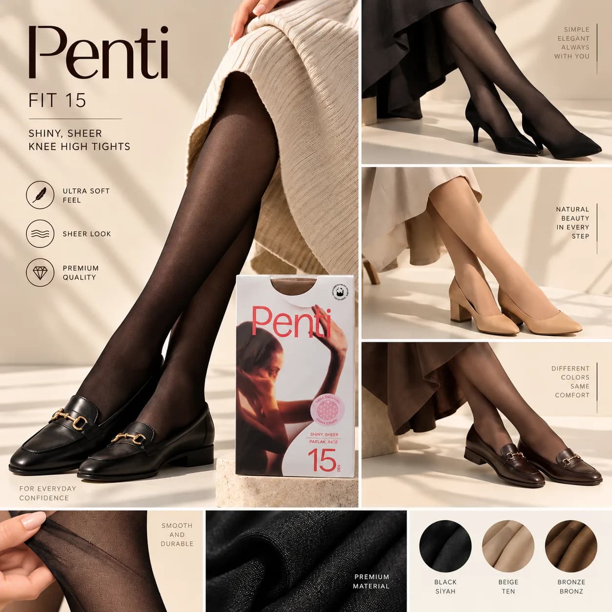 جوراب شلواری Penti ضخامت 15 — تصویر ۲