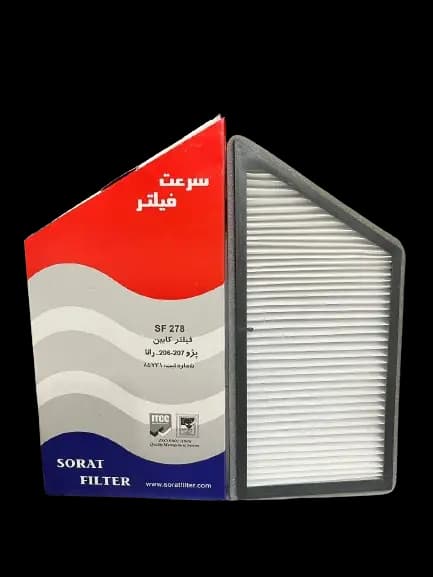 فیلتر کابین پژو 206، پژو 207، رانا سرعت