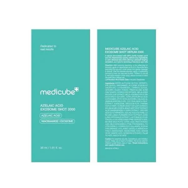 سرم آزلائیک اسید اگزوزوم شات 2000 مدیکوب Medicube Azelaic Acid Exosome Shot 2000 — تصویر ۴