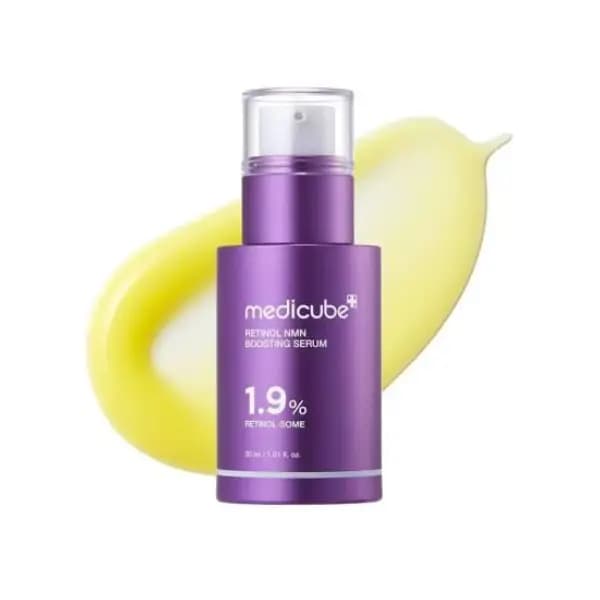 سرم ضد چروک و سفت کننده رتینول و NMN مدیکوب Medicube Retinol NMN Boosting Serum — تصویر ۲