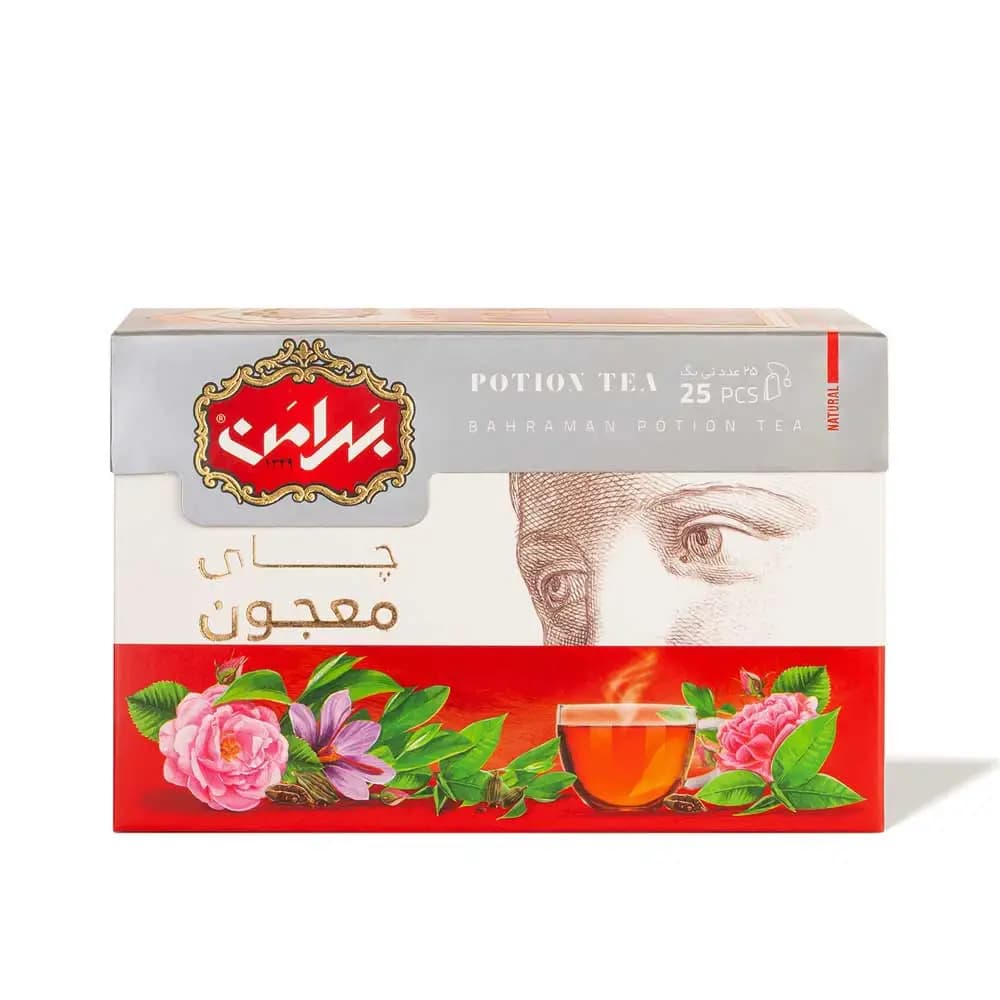 دمنوش معجون بهرامن بسته 25 عددی