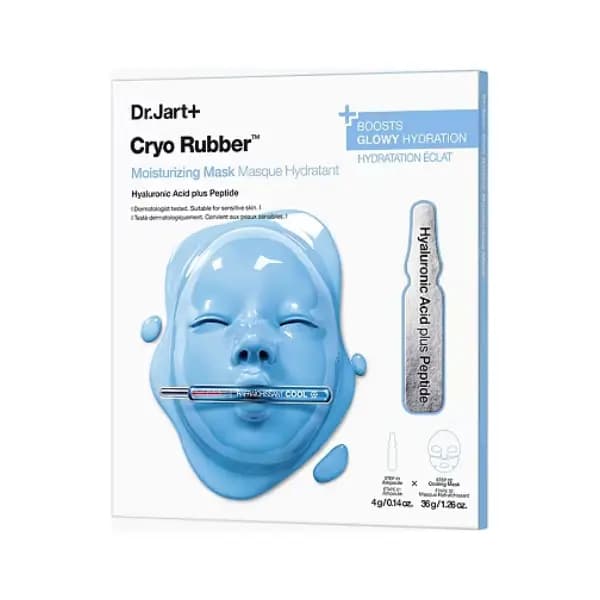 ماسک هیدروژل آبرسان و خنک کننده صورت دکتر جارت پلاس کرایو رابر با هیالورونیک اسید Dr.Jart+ Cryo Rubber Moisturizing Hydrogel Mask with Hyaluronic Acid