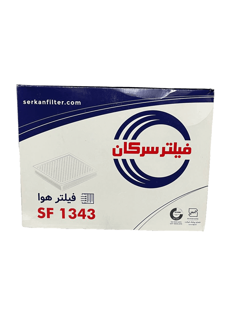 فیلتر هوا نیسان زامیاد دیزلی (گازوییلی) سرکان کد 1343 — تصویر ۴