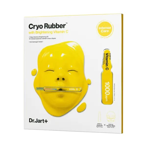 ماسک روشن کننده و شاداب کننده صورت دکتر جارت پلاس Dr.Jart+ Cryo Rubber Brightening Vitamin C