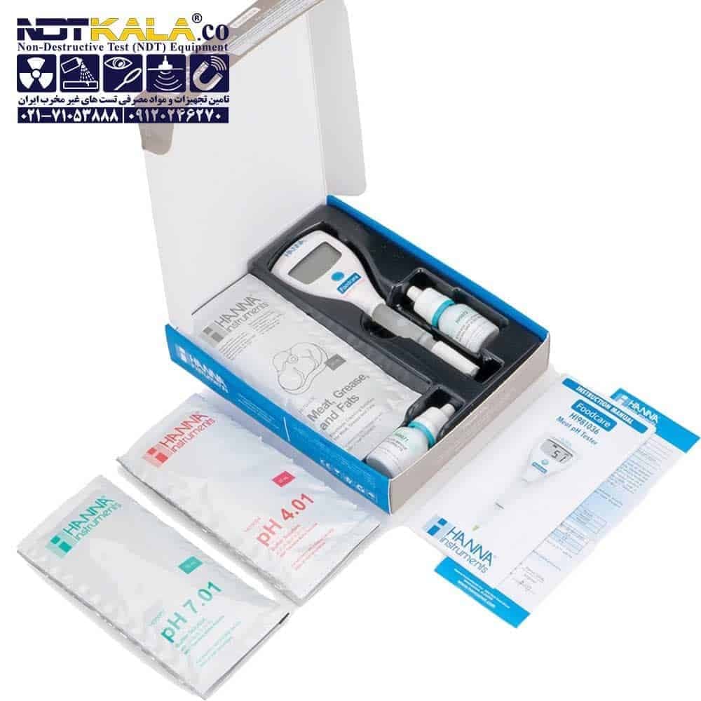 PH متر گوشت و نیمه جامدات HI981036 — تصویر ۴